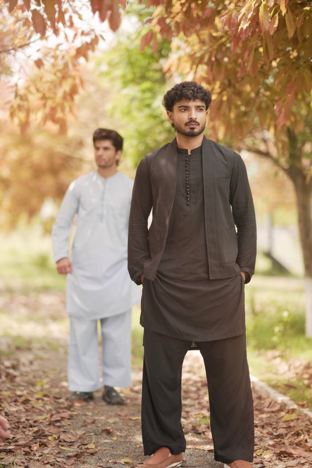 Waistcoat Kurta Set