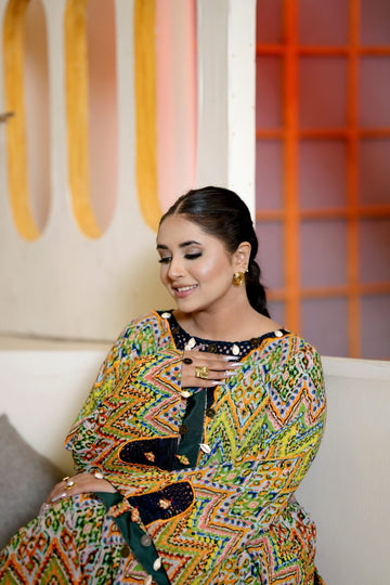 Rainbow Aura – Colourful Designer Dress